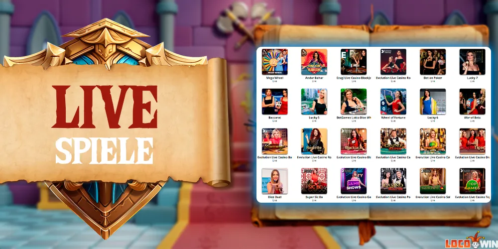 Live-Spiele von Locowin